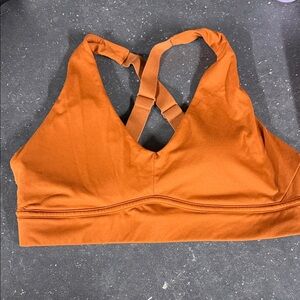 Fabletics Burnt Orange Sports Bra